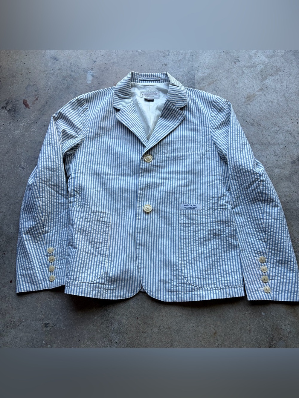 Neighborhood Japan Seersucker Blazer Jacket